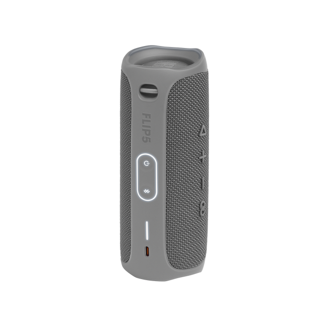JBL Flip 5 - Grey - Portable Waterproof Speaker - Back image number null